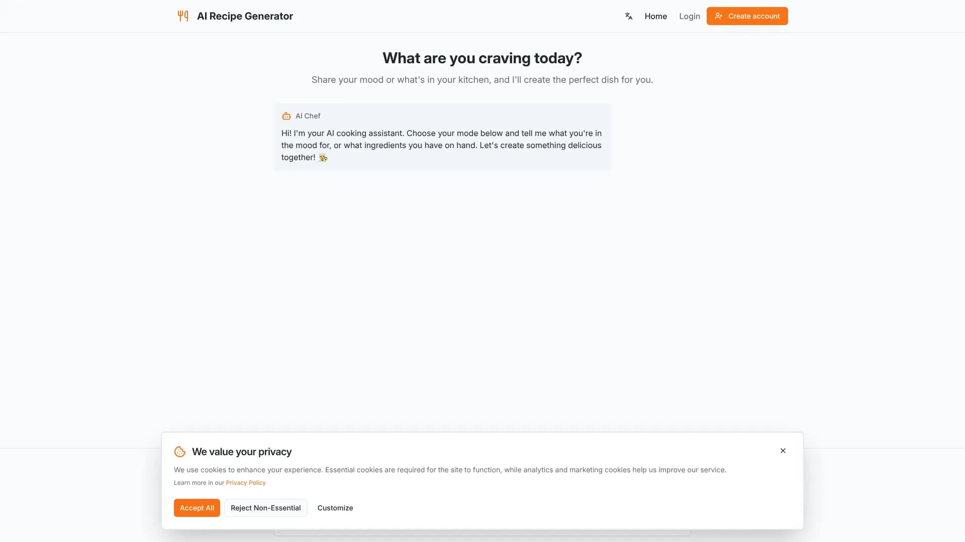 AI Recipe Generator