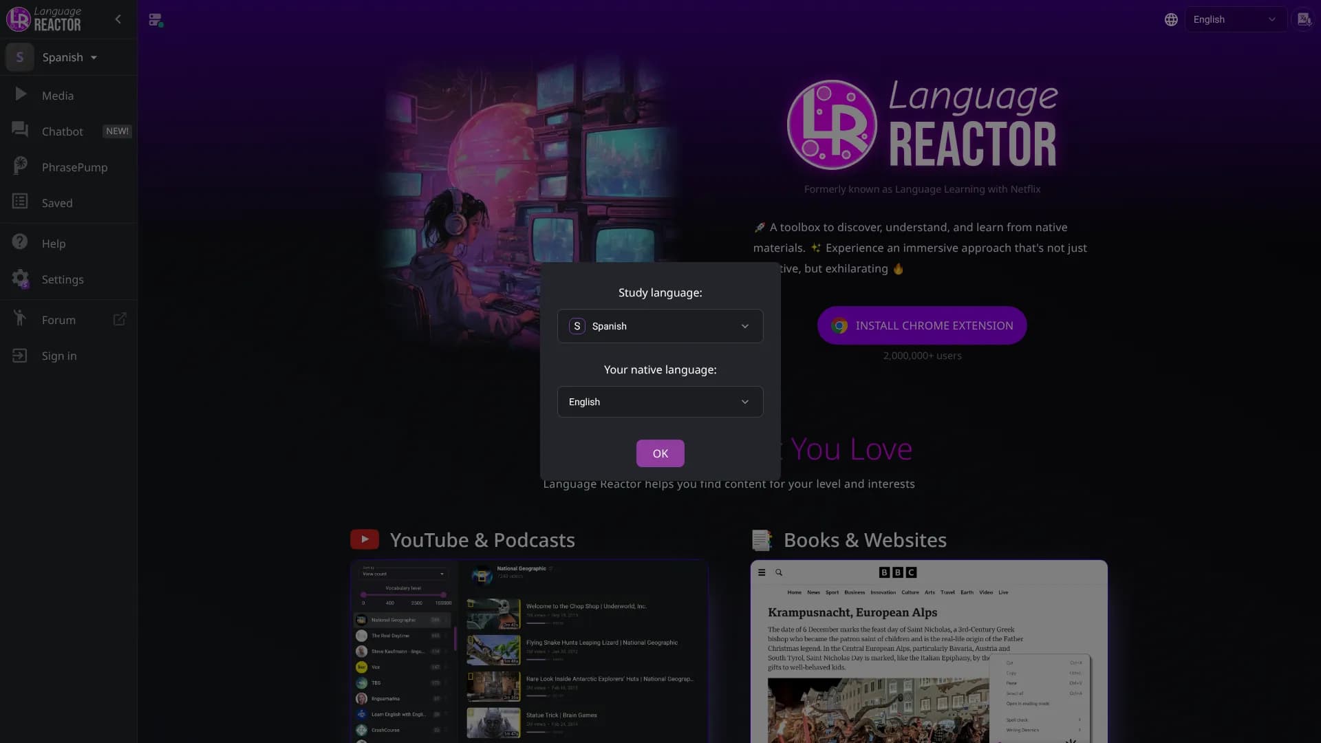 Language Reactor
