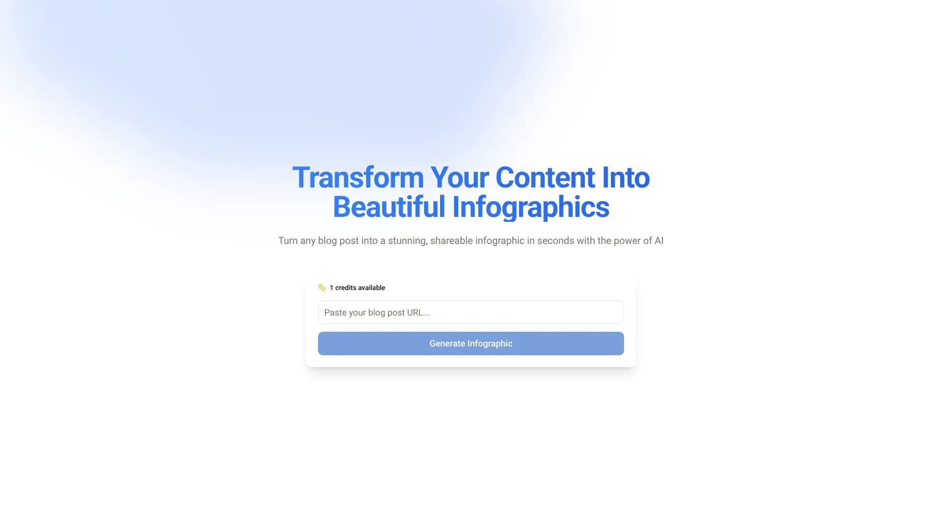 AI Infographic Generator
