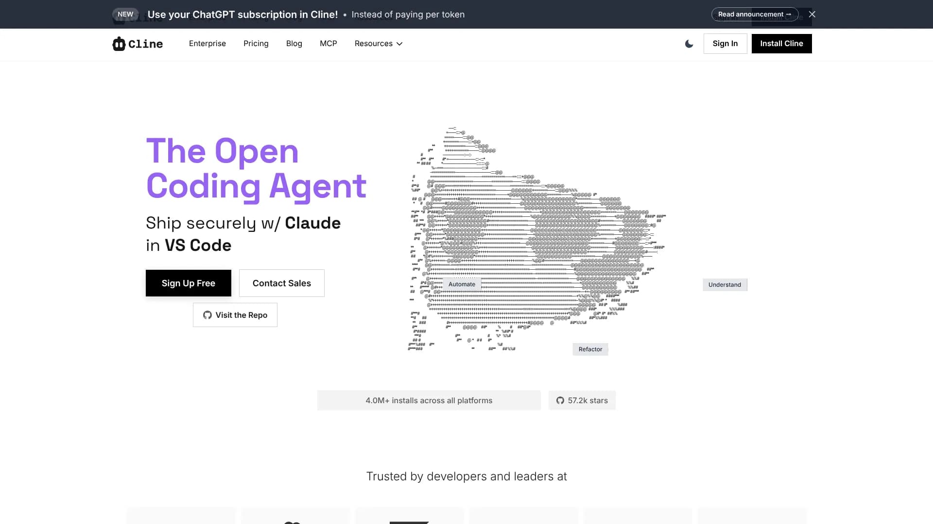 Cline — The Open Coding Agent