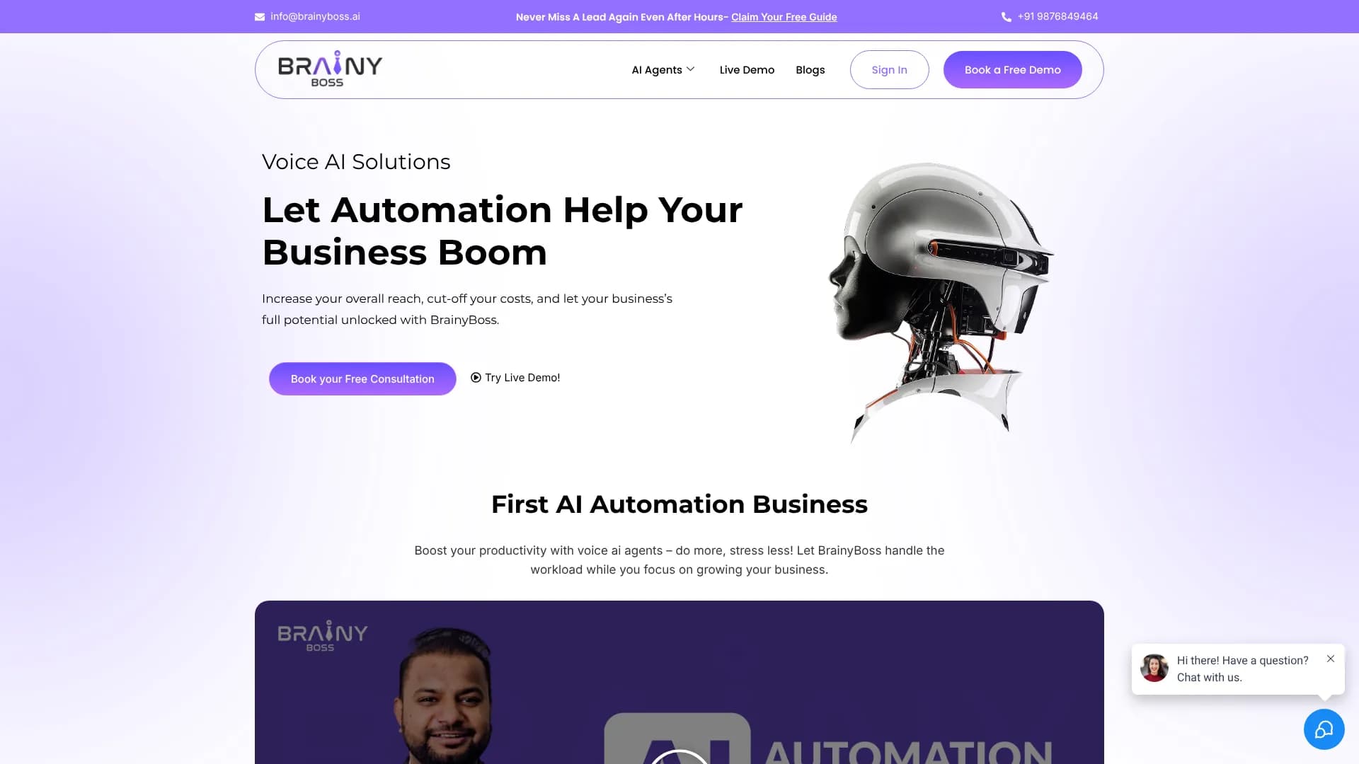 Brainy Boss — AI Email Assistant