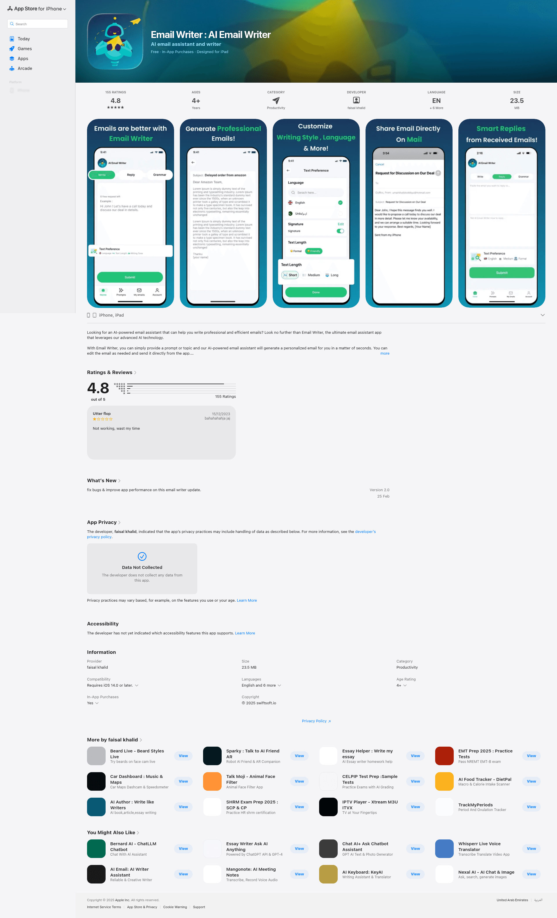 Email Writer : AI Email Writer