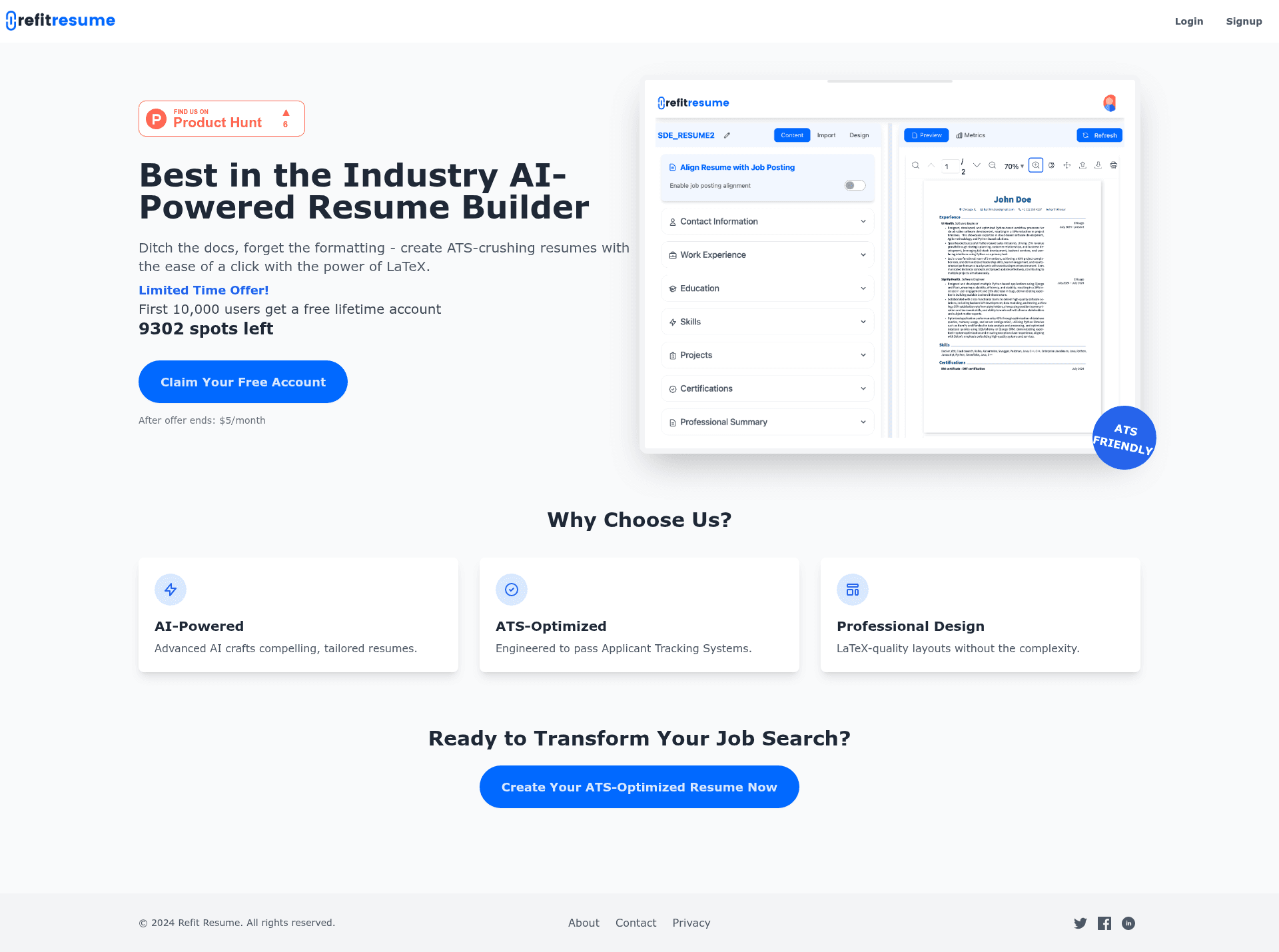 Refit Resume