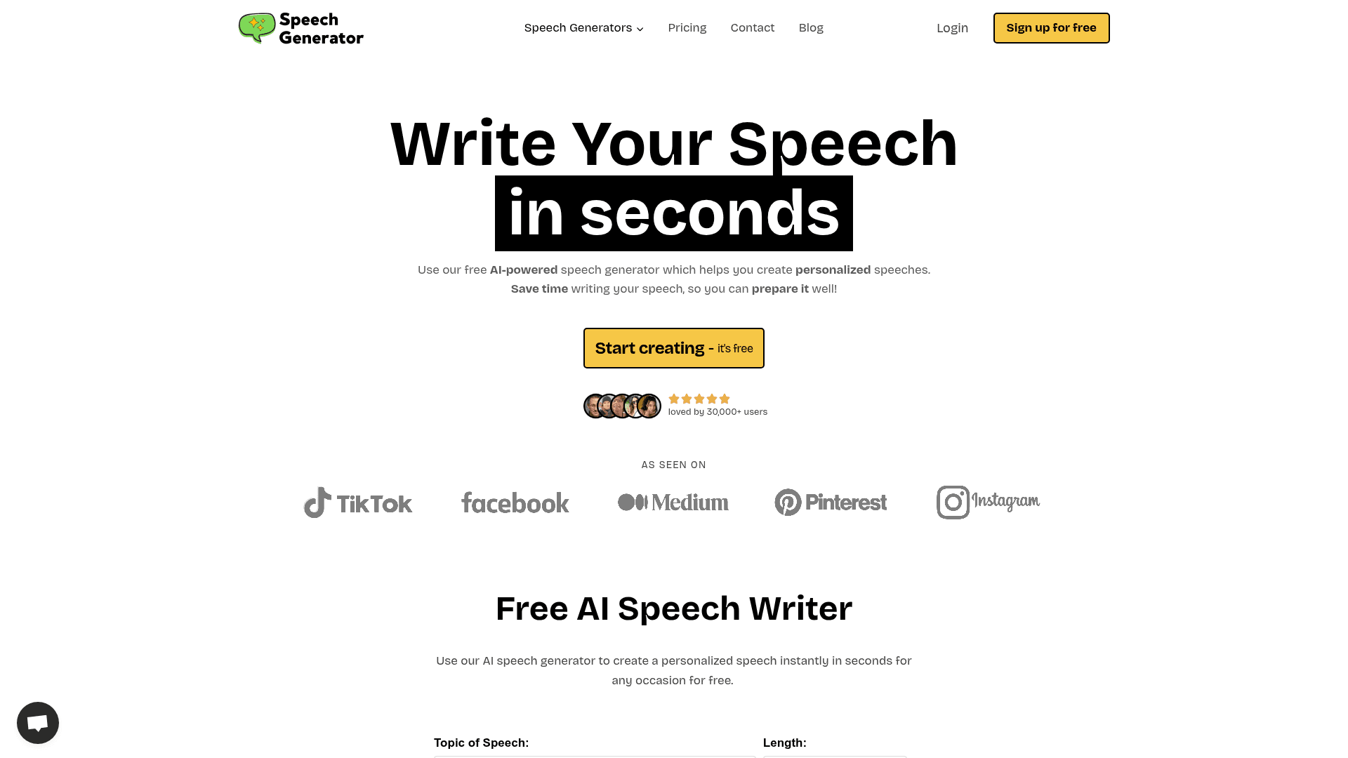 AI Speech Generator