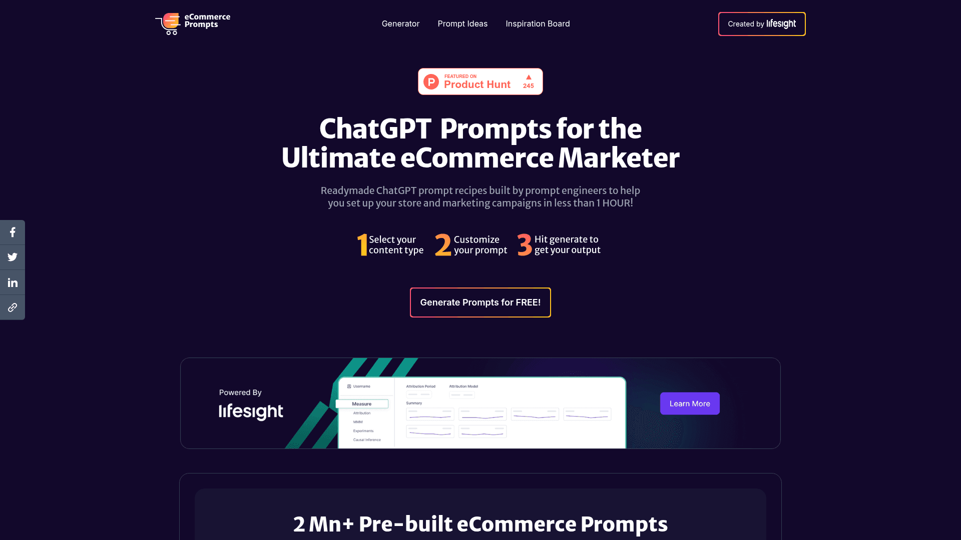 eCommerce ChatGPT Prompts