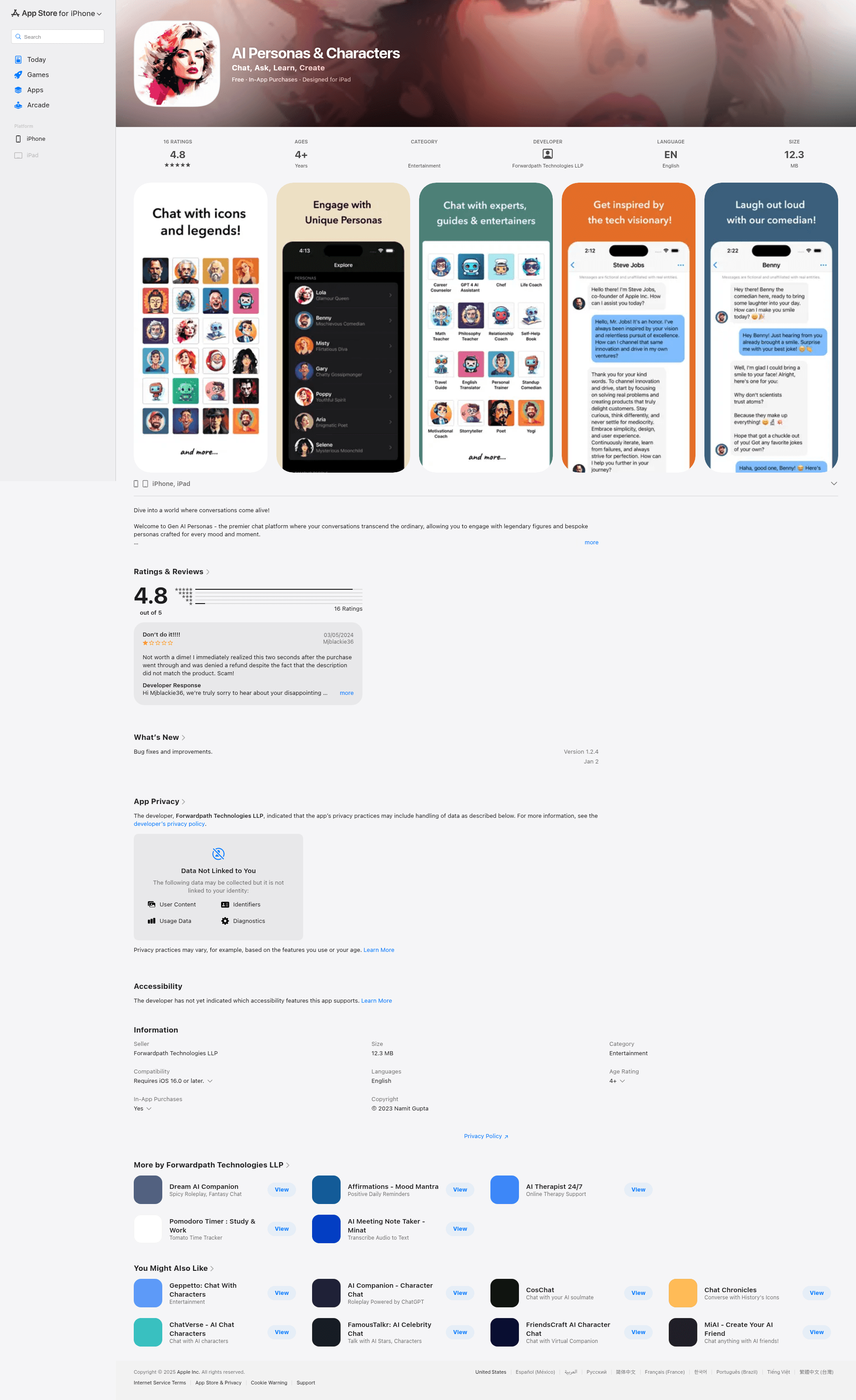 AI Personas & Characters