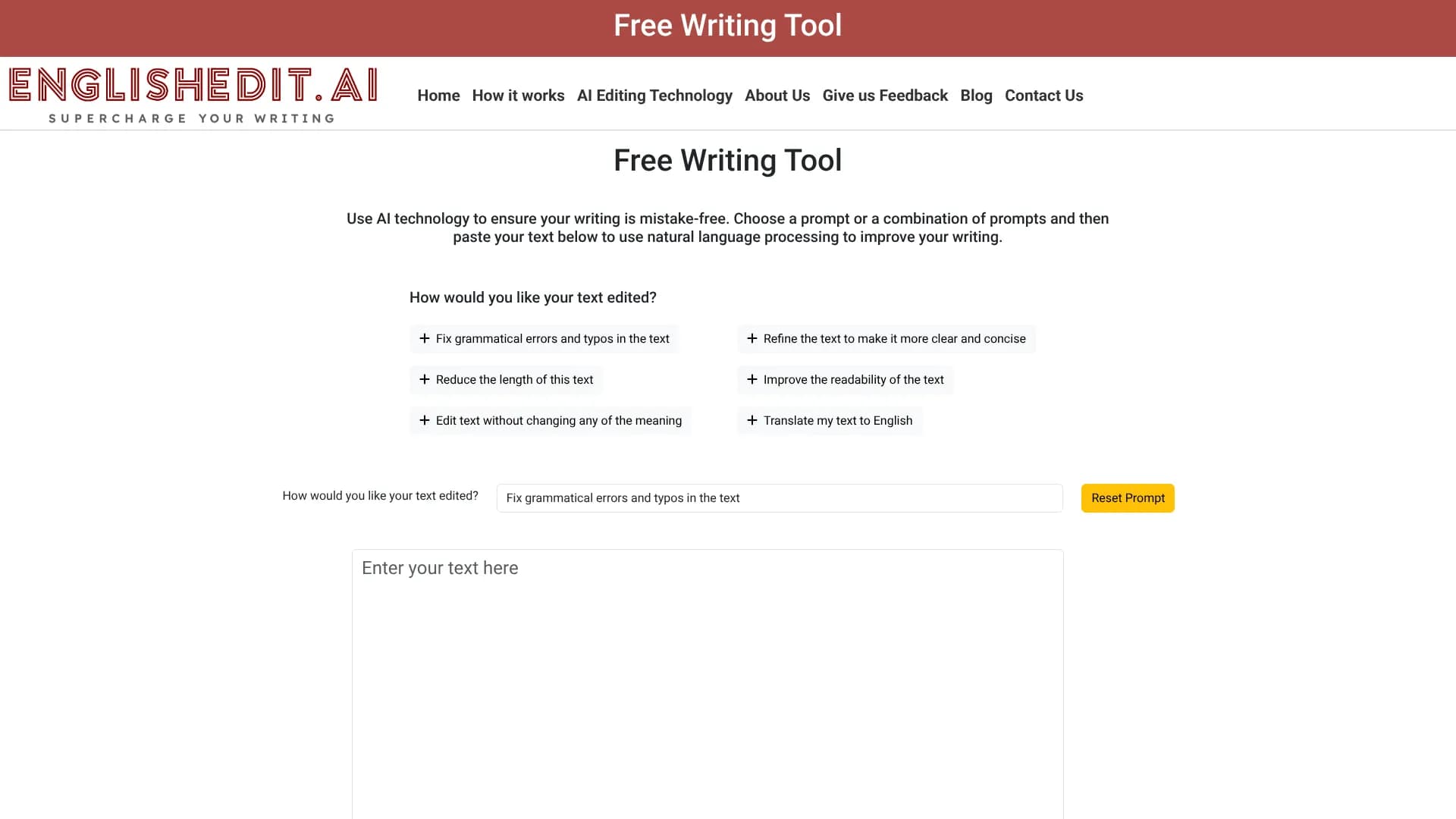 Free Writing Tool