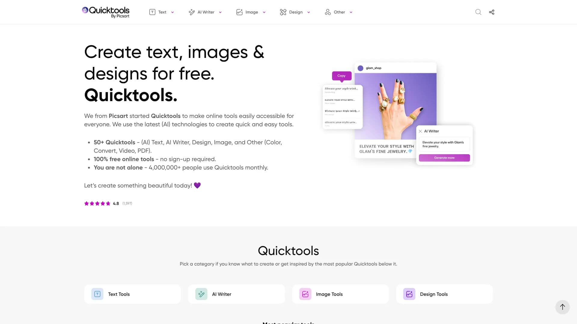 Picsart AI Writer