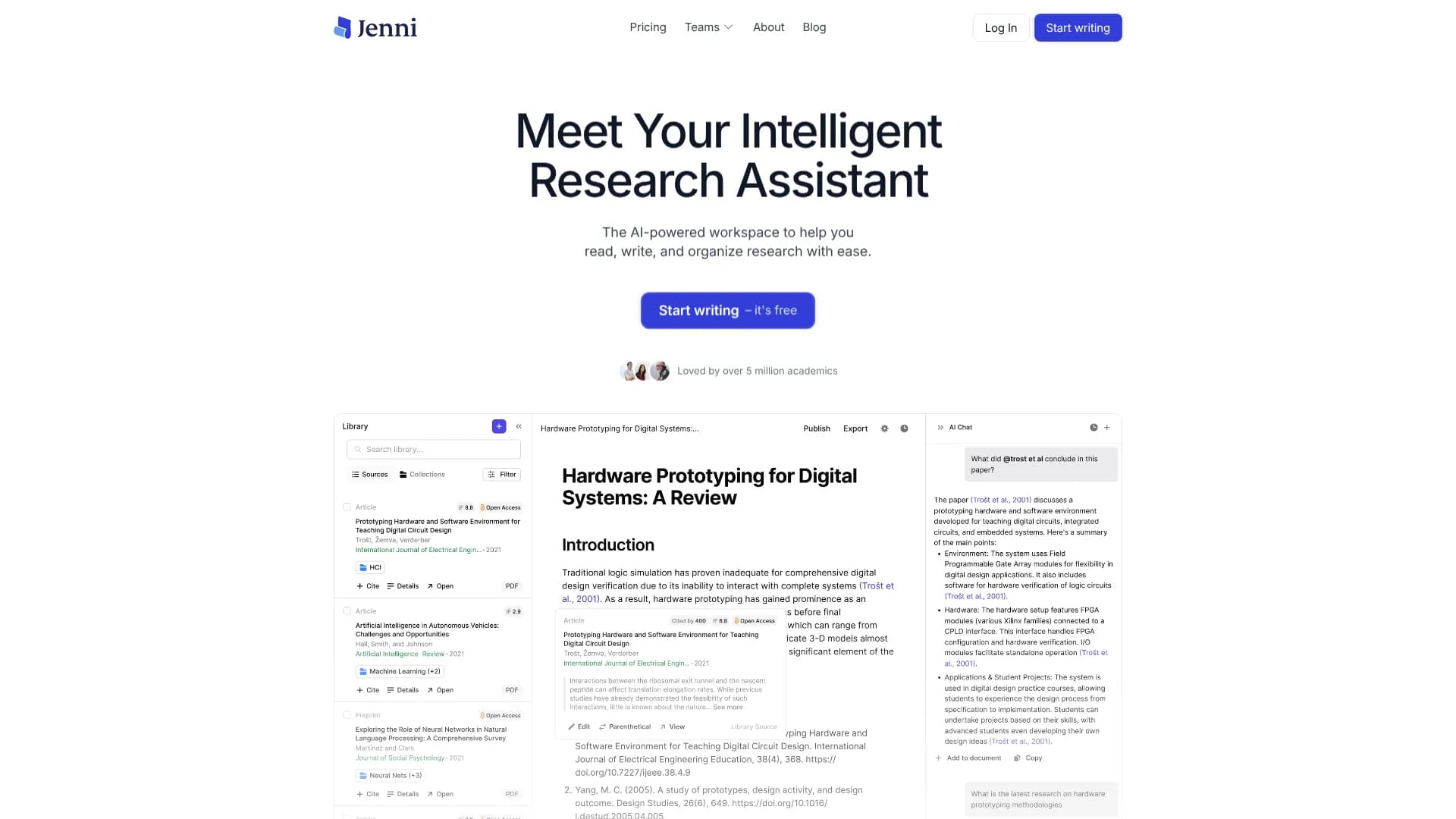 Jenni — Intelligent Research Assistant