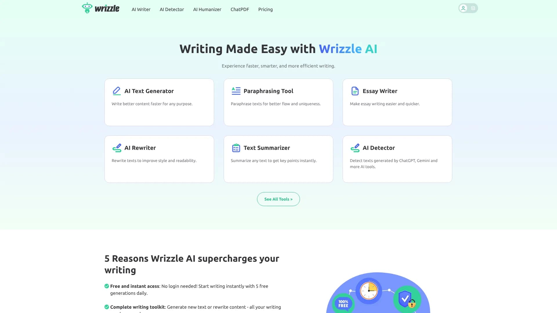 Free AI Writer & AI Writing Generator