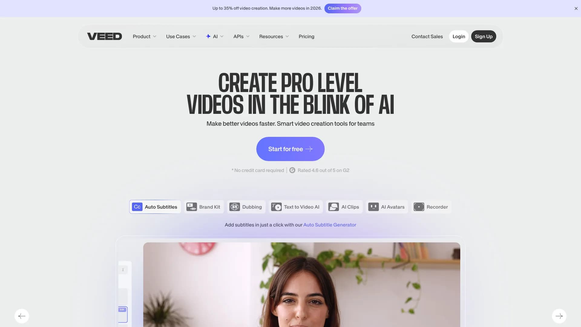 Veed AI Text-to-Video