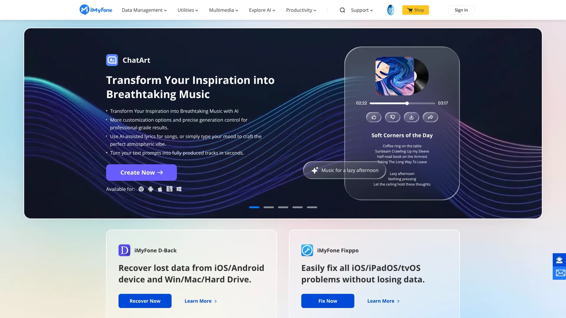 iMyFone Novi AI Cartoon Video Generator