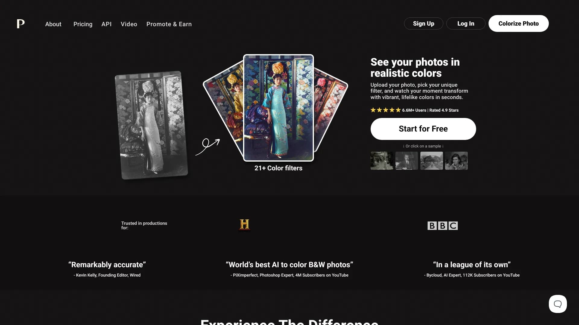 Palette — AI photo colorization
