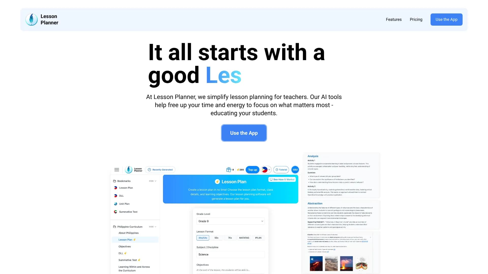 Lesson Planner
