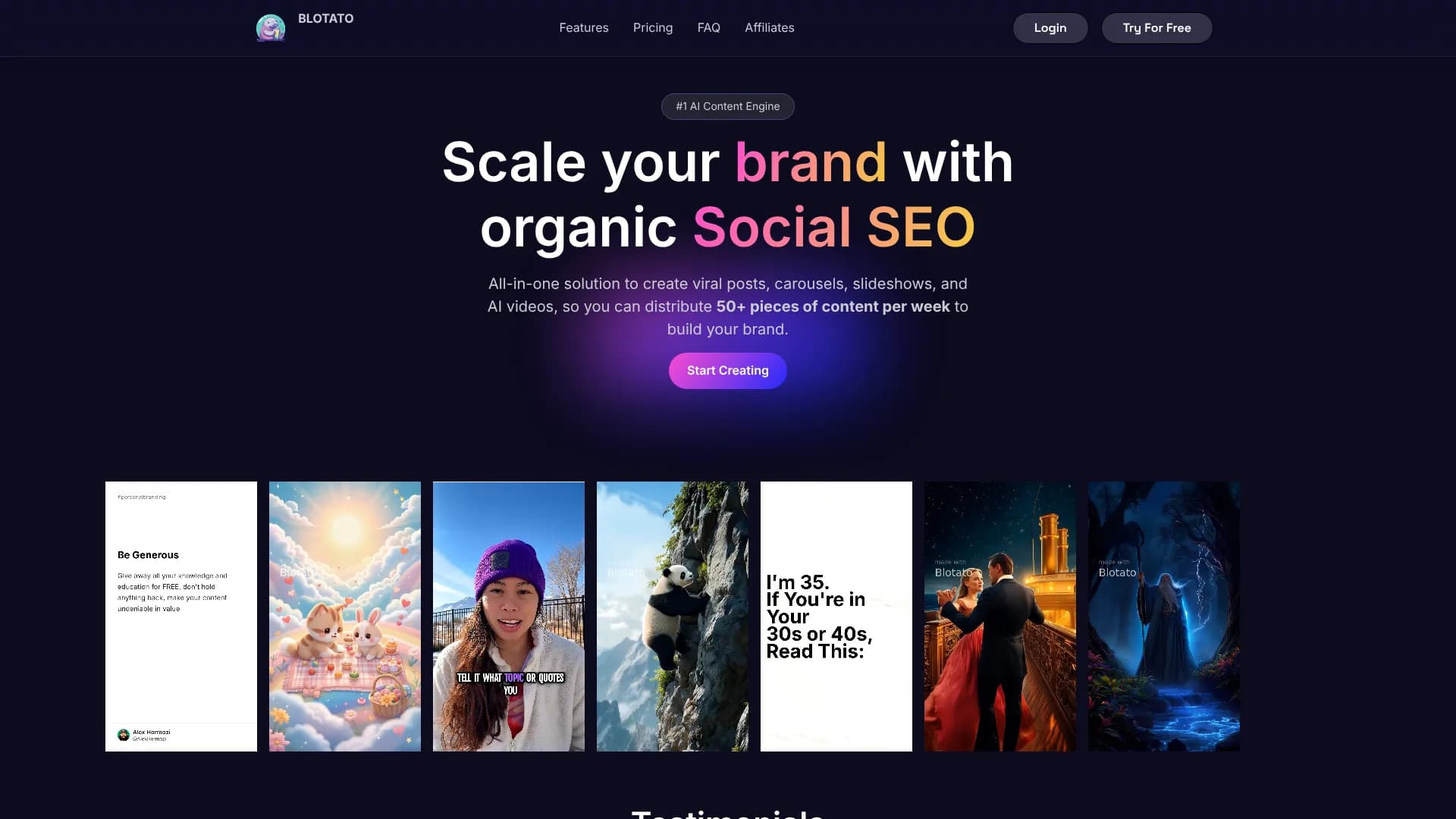 Blotato — AI Content Engine