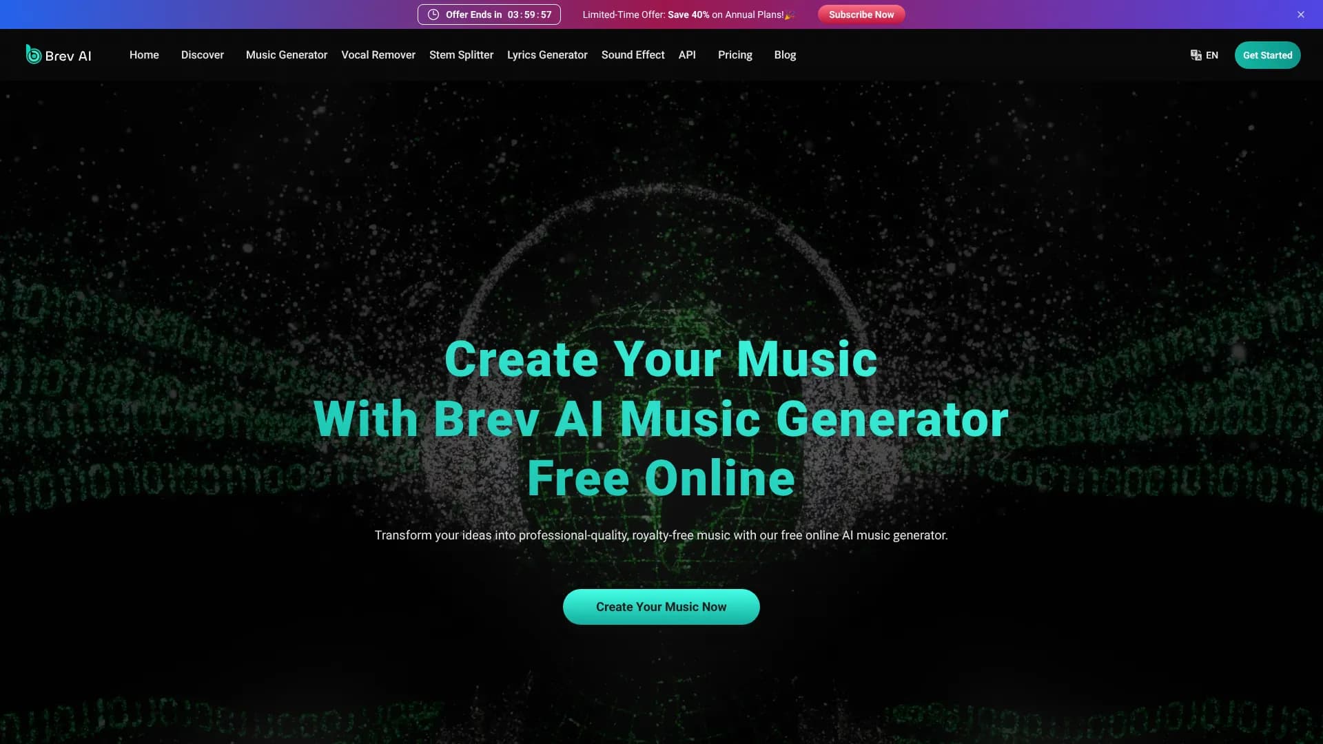 AI Lyrics Generator — Brev AI