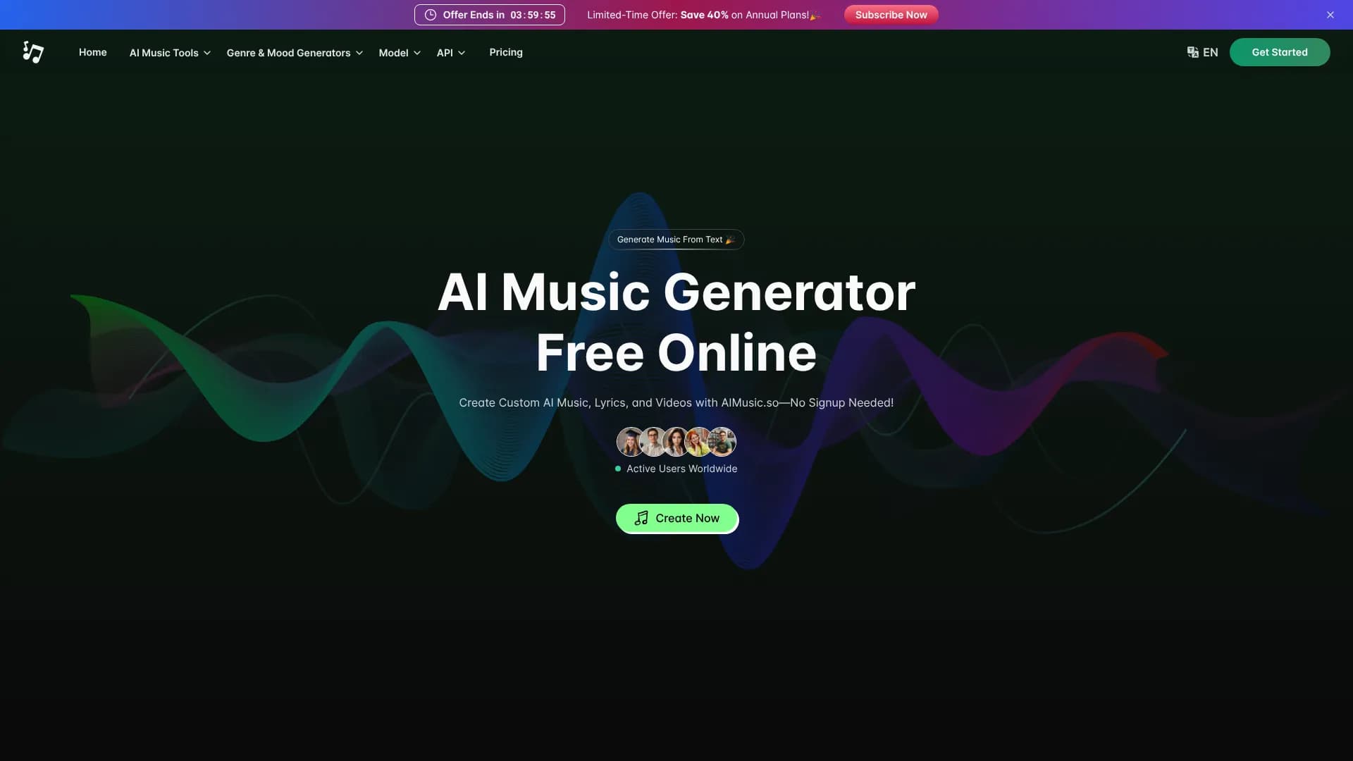 AIMusic.so AI Lyrics Generator