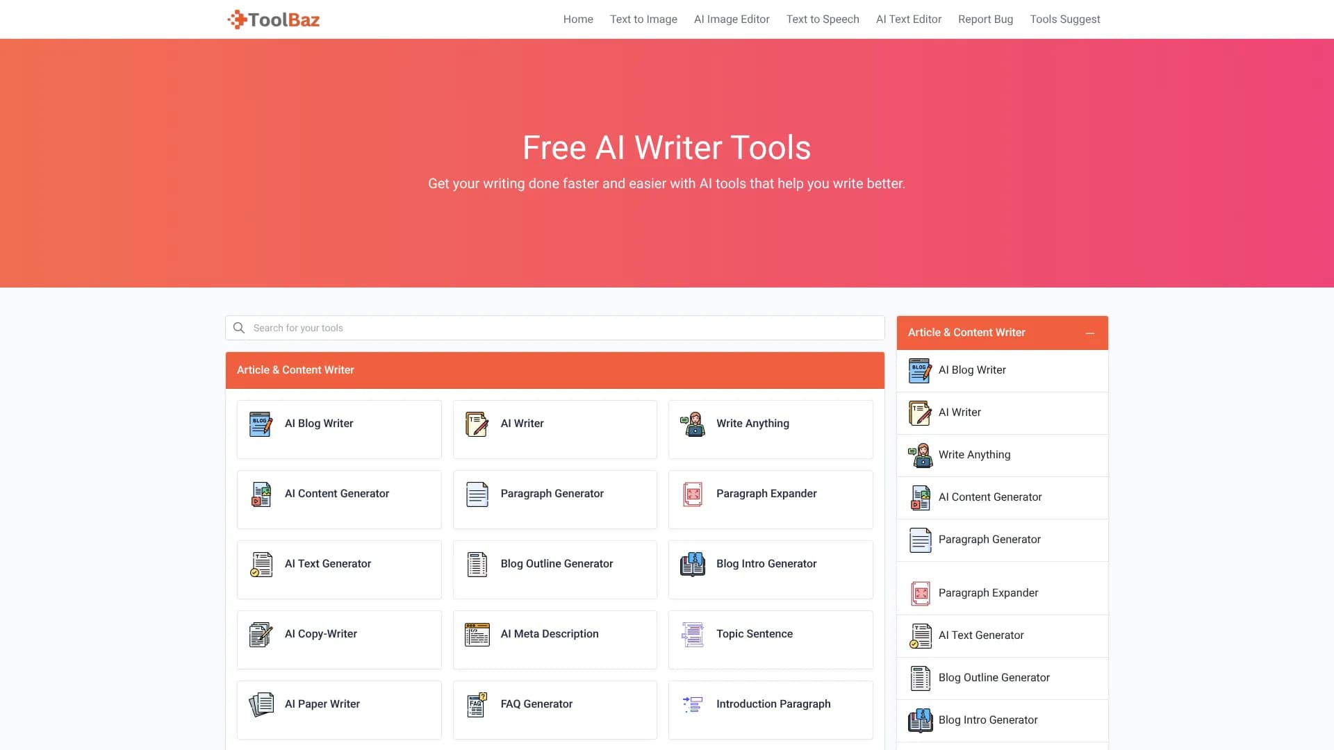 Lyrics Generator (Toolbaz)