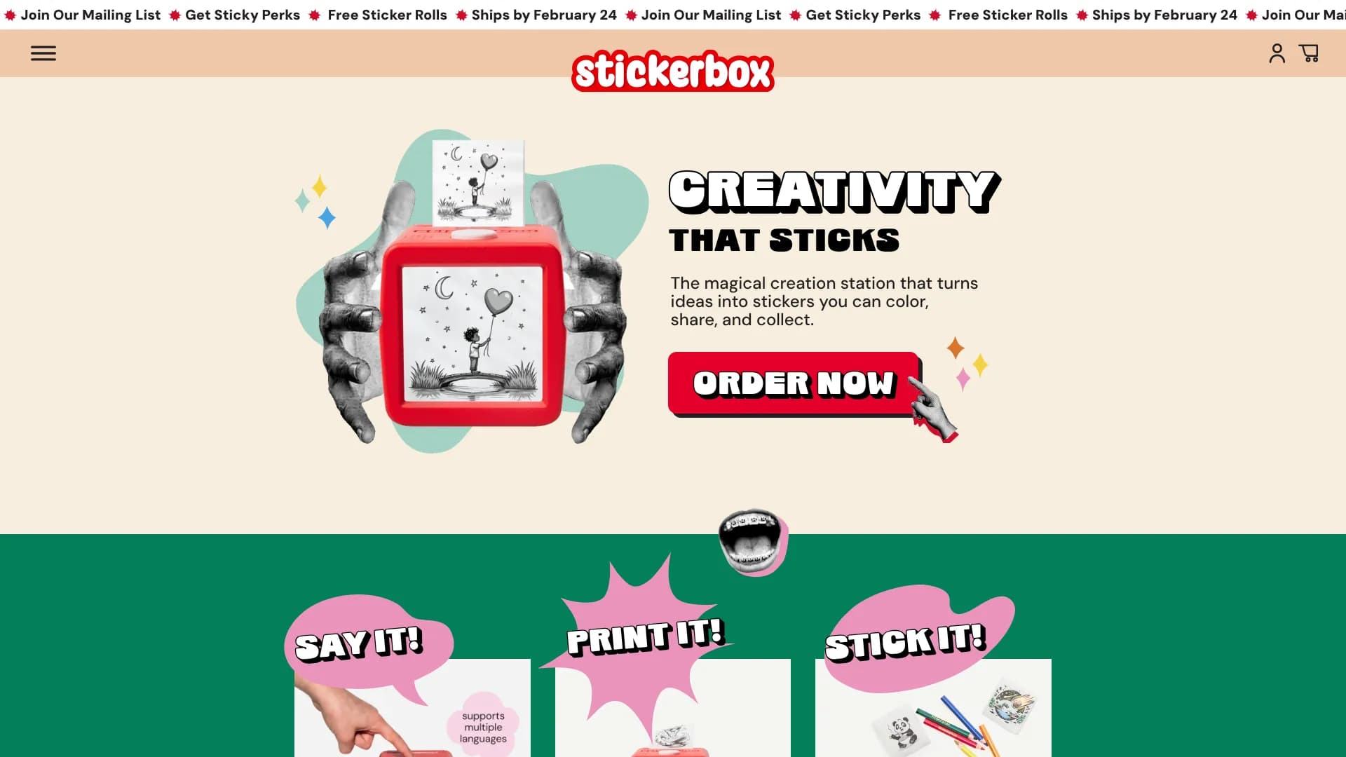 Stickerbox