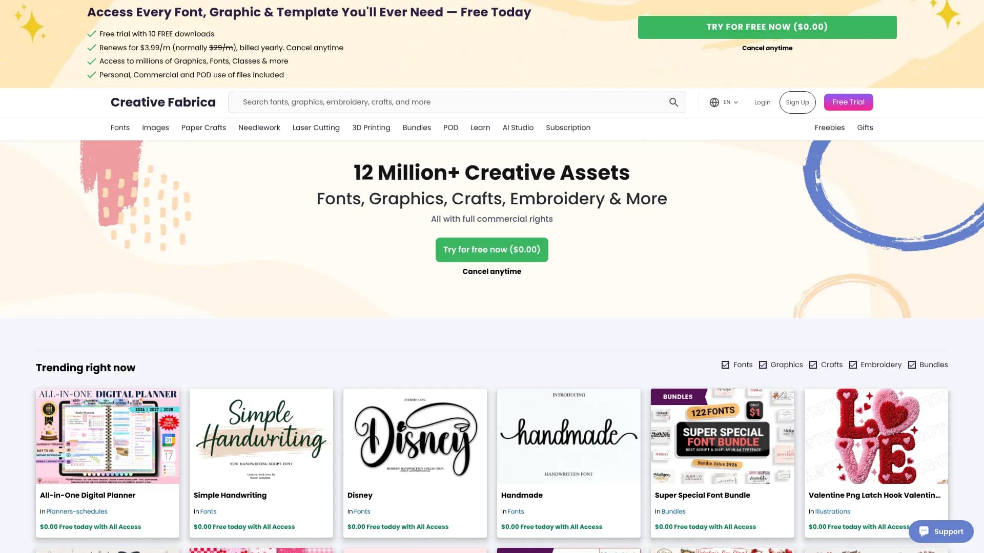Creative Fabrica AI Sticker Generator