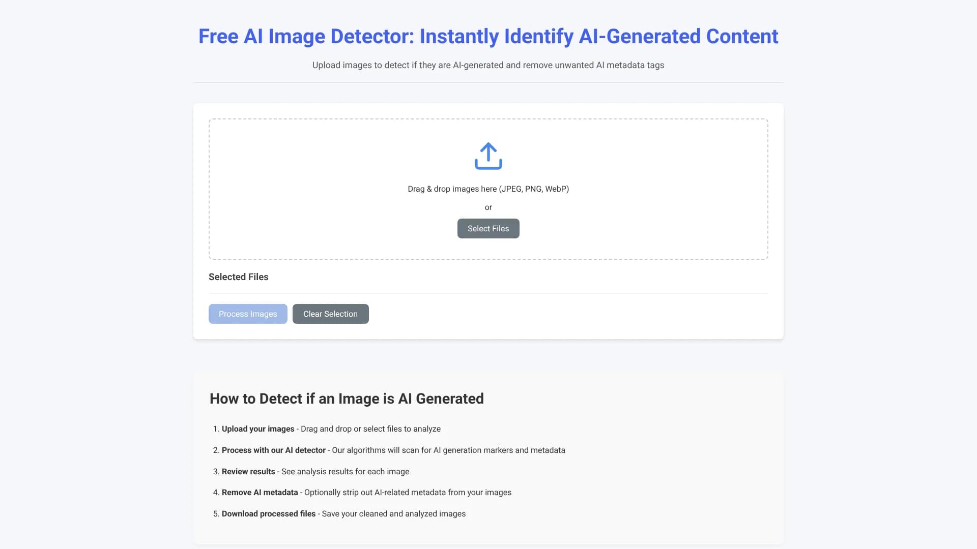 AI Image Detector