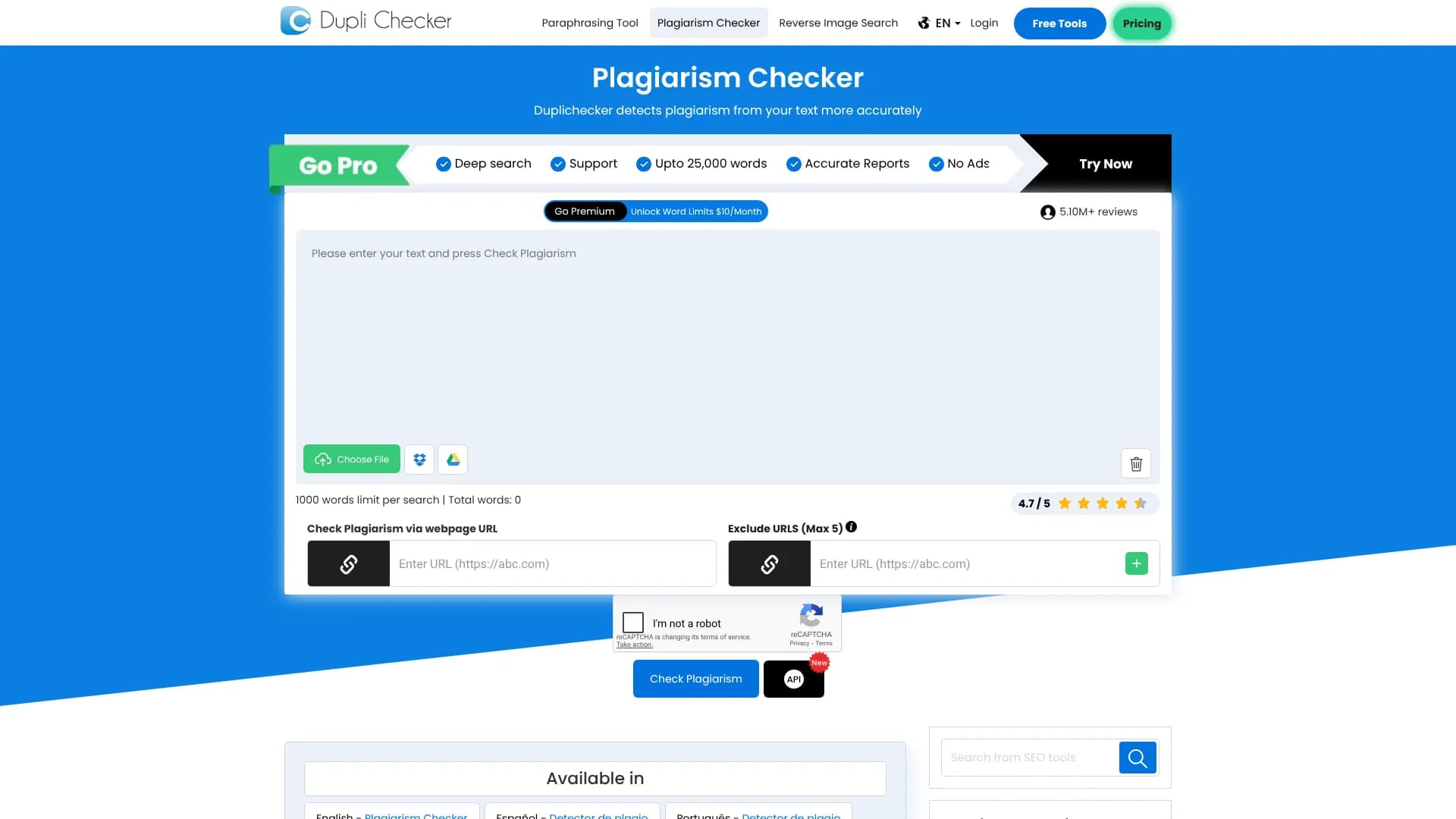 DupliChecker AI Image Detector