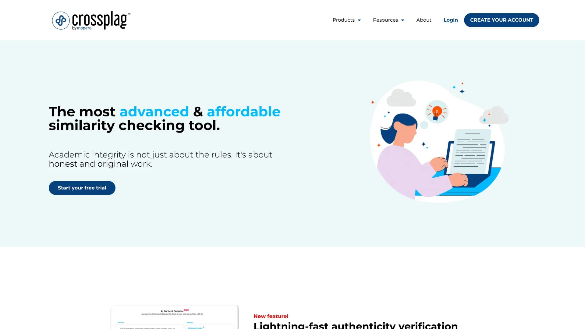 AI Content Detector by Crossplag