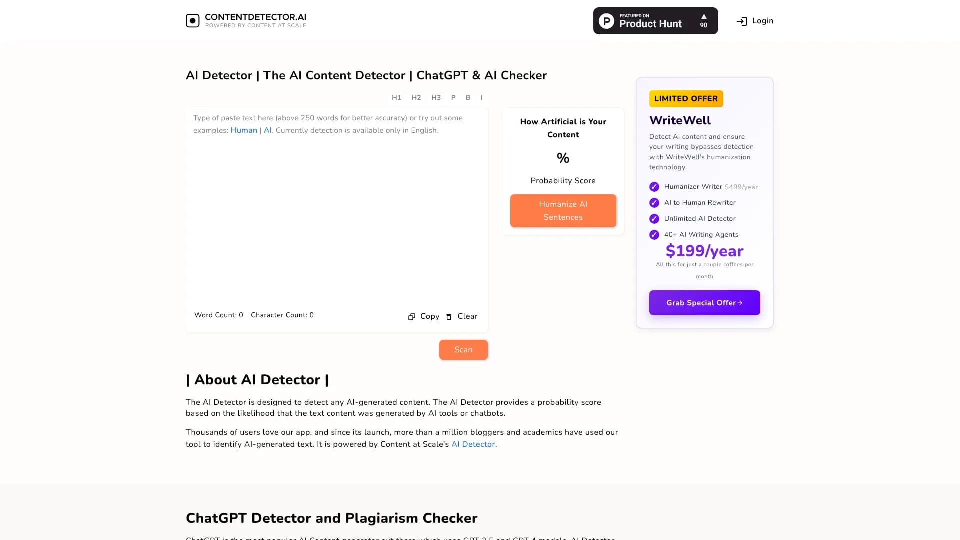 ContentDetector.ai AI Detector
