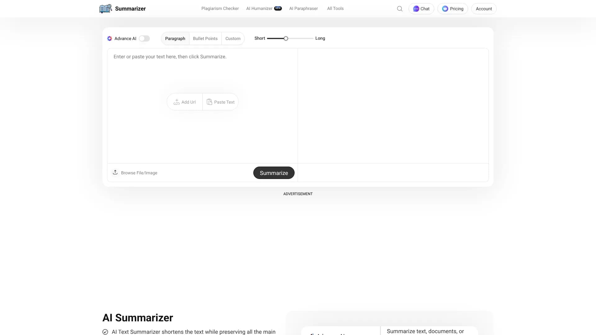 AI Detector (summarizer.org)