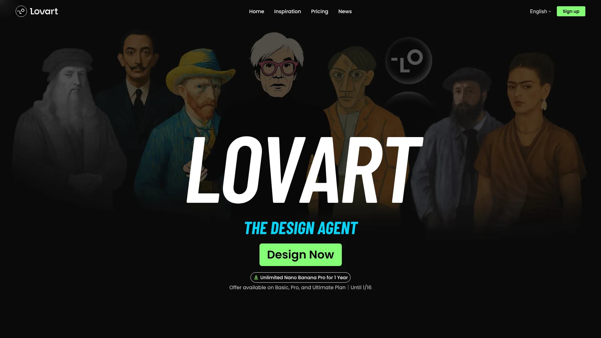 Lovart AI Business Card Creator