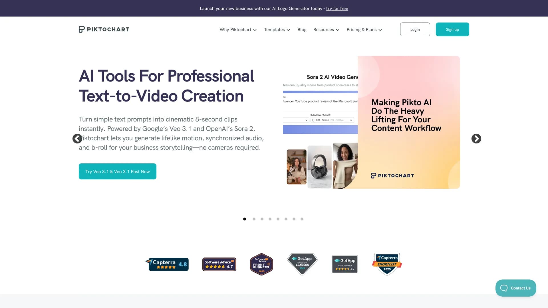 Piktochart AI Business Card