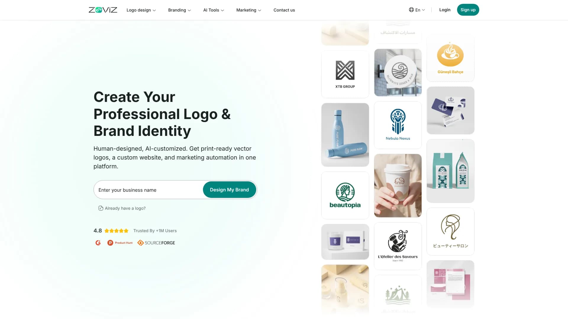 Zoviz — Business Card Maker