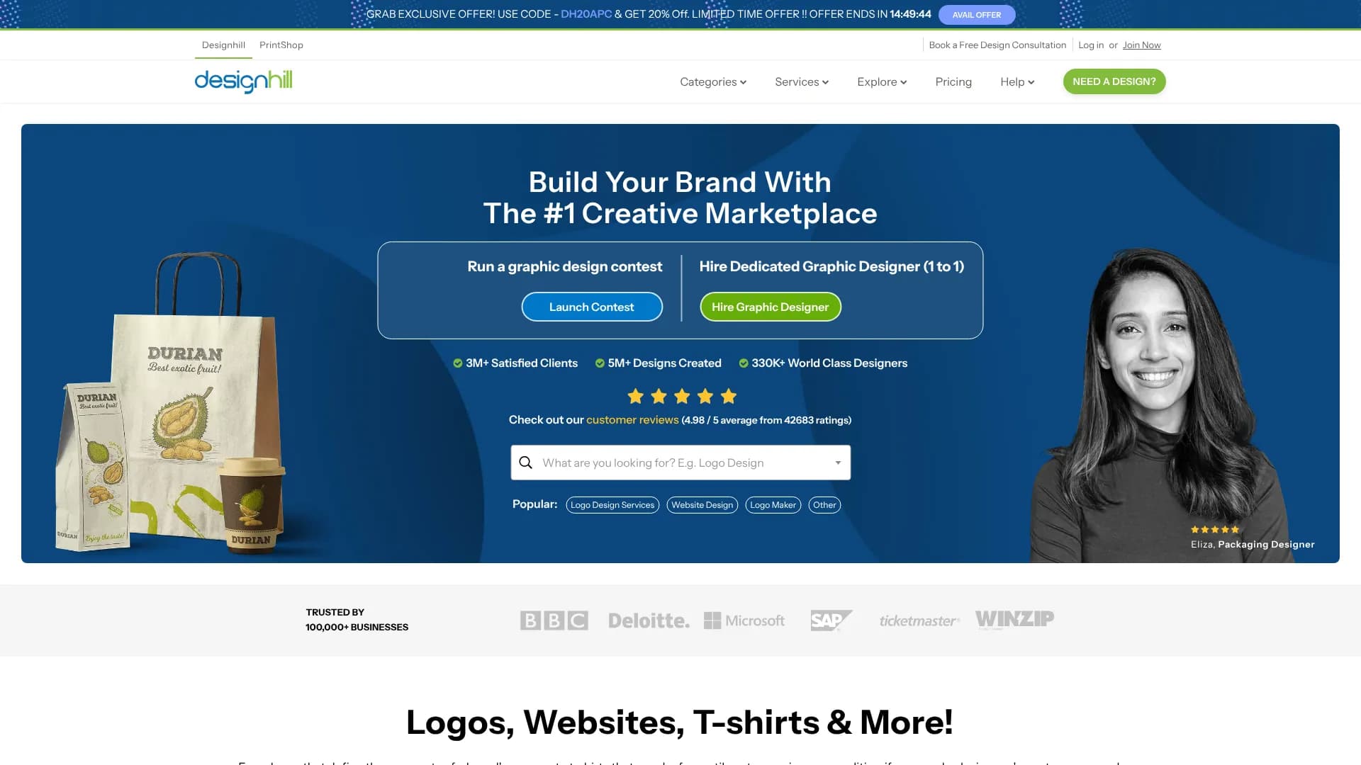 Designhill Business Card Maker