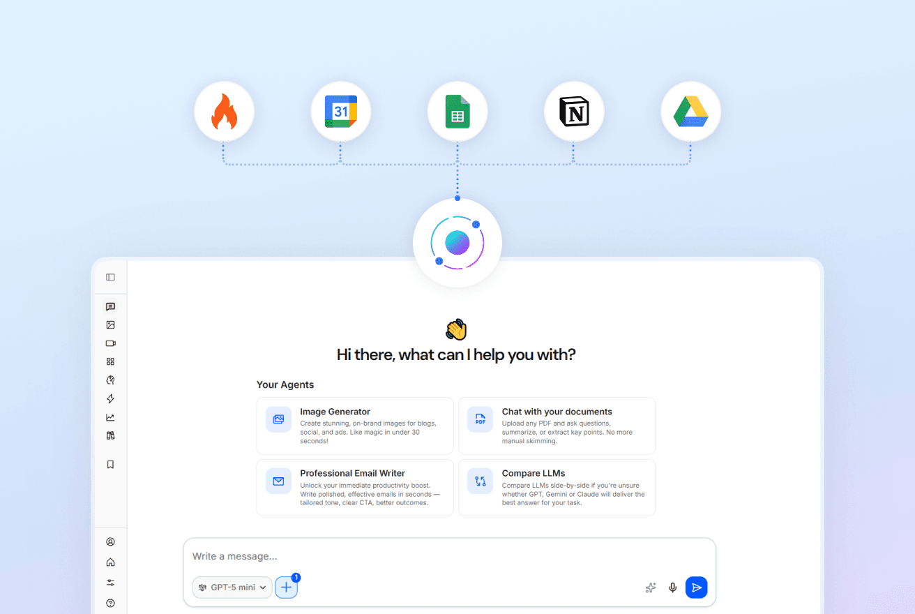 Tool integrations interface