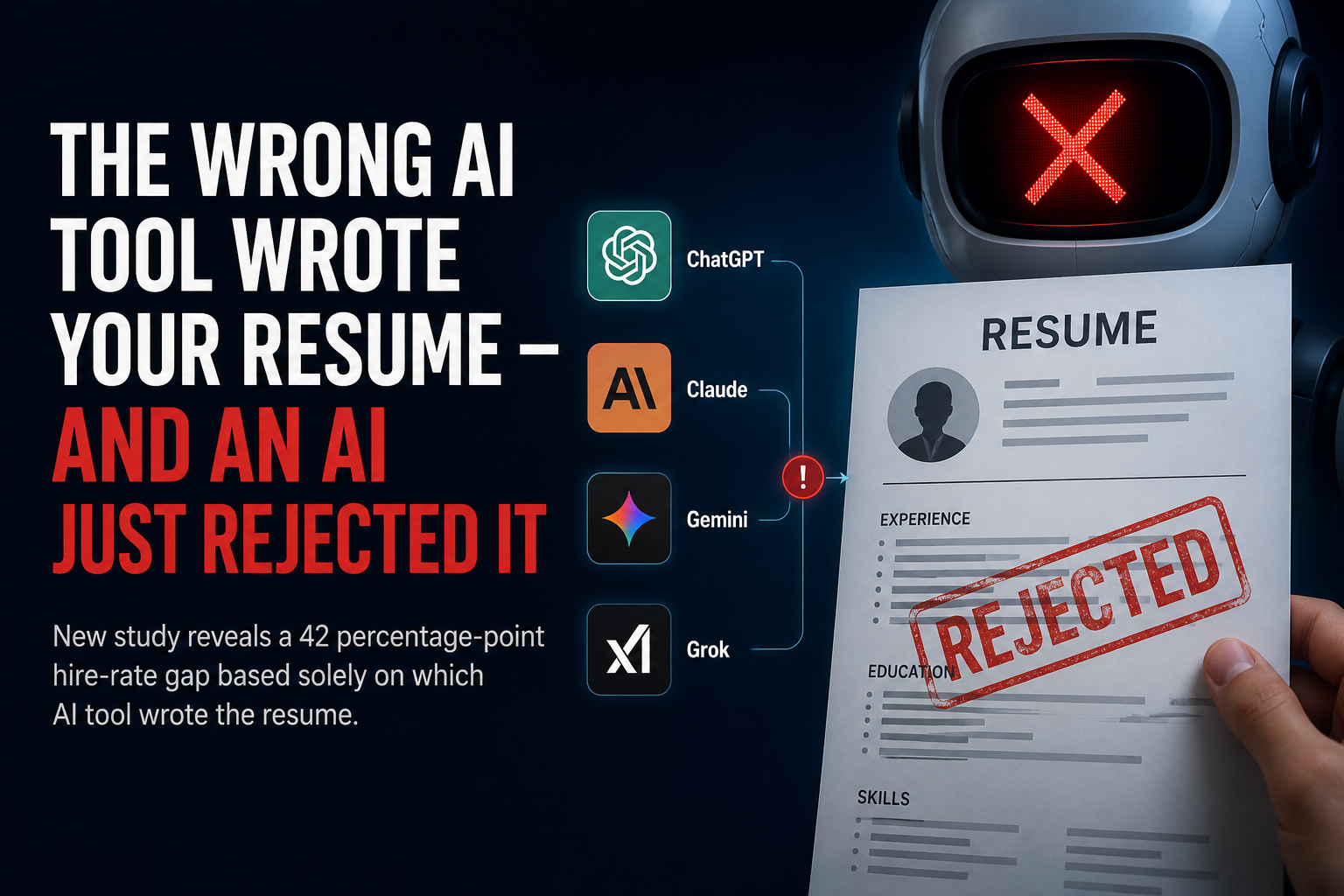 The wrong AI tool wrote your resume — and an AI just rejected it