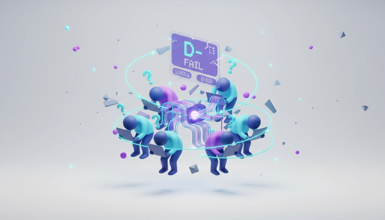 Top coding agents struggle with hard workflows