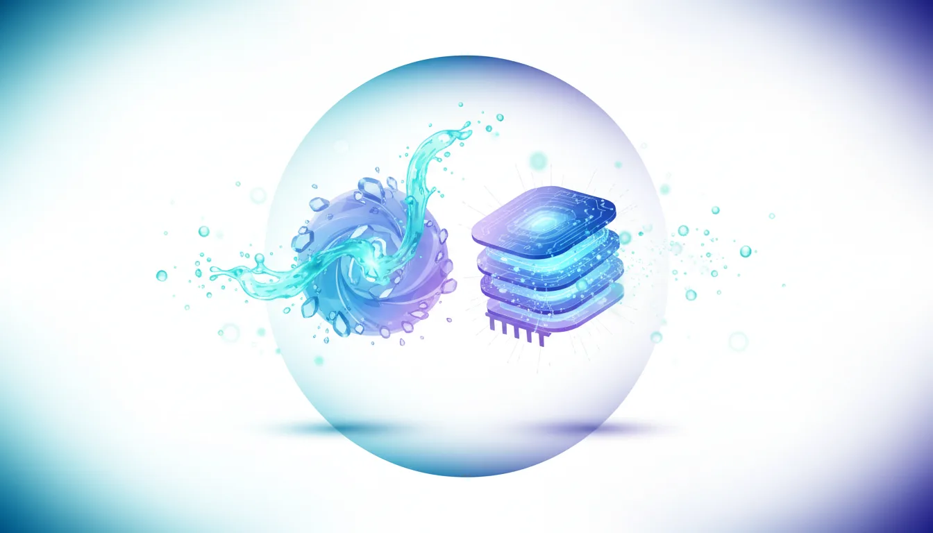Abstract representation of AI compute credits and equity liquidity within a protective sphere, symbolizing new compensation strategies.