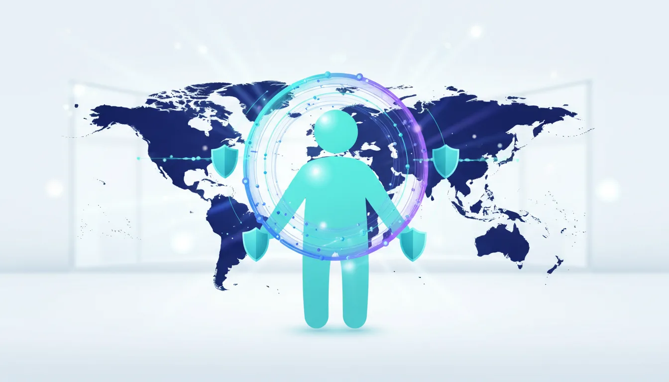 Global network of teachers protected by AI shields, symbolizing Anthropic's educational initiative.