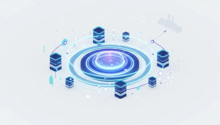 Abstract illustration of SpaceX AI data center expansion financed through institutional GPU leasing