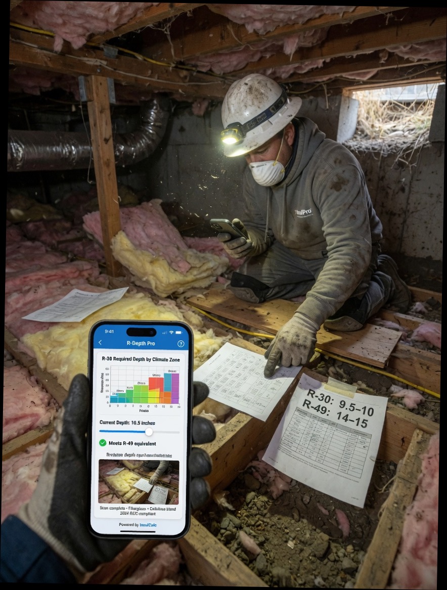 Cladding installer reviews a GC weather hold notice draft and architect bid summary on his phone between commercial facade jobs